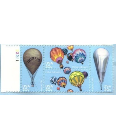 1982 BALLOONING 2035a Plate Block of 4 x 20 cents US Postage Stamps $14.21 Collectible Postage Stamps