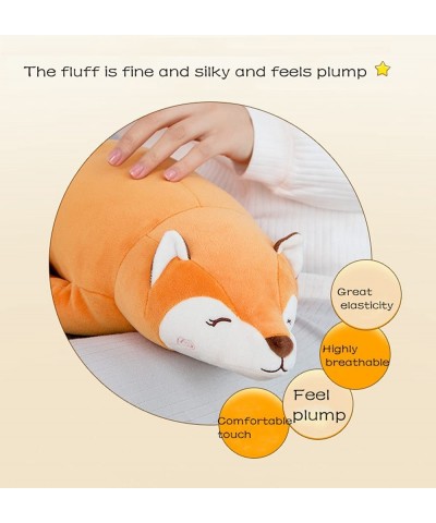 Stuffed Animal Fox Plush Toy Pillow Hugging Pillow Sleeping Comfort Cushion Kawaii Soft Plush for Kids Birthday Gift (23 inch...