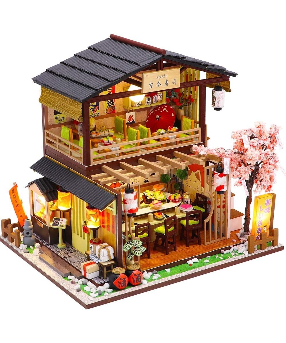 DIY Miniature Dollhouse Kit with Furniture 3D Wooden Miniature House with Dust Cover and Music Movement Miniature Dolls House...