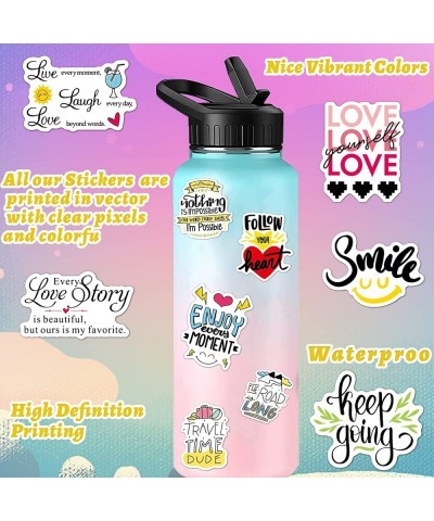 100 pcs Encouragement Inspirational Stickers Pack for Students Teachers Company Employees Skin Decal for Hydro Flask Water Bo...