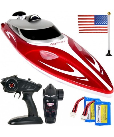 T1+ RC Boat Remote Control Boats for Pools and Lakes 20+ mph 2.4 GHz Racing Boats for Kids and Adults with 2 Rechargeable Bat...