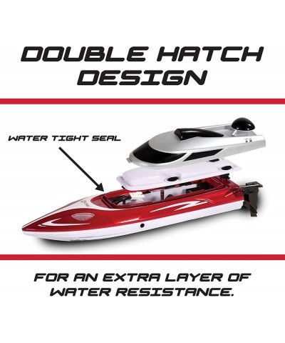 T1+ RC Boat Remote Control Boats for Pools and Lakes 20+ mph 2.4 GHz Racing Boats for Kids and Adults with 2 Rechargeable Bat...