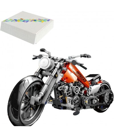 Technical Motorcycle Series Bricks Model Simulation DIY Racing Vehicle Small Particle Collection Building Set Compatible with...