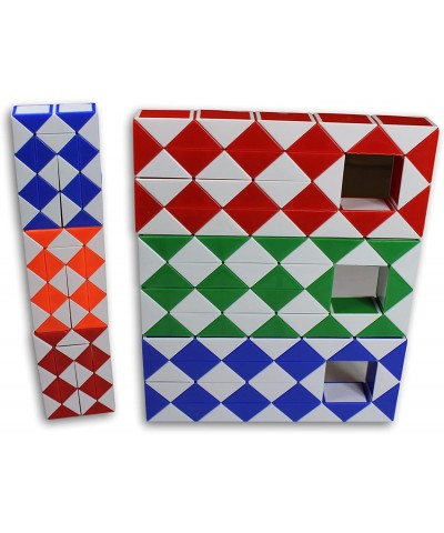 Magic Snake Cube Twist Puzzle Bundle of 6! 3 Mini Cubes and 3 Large Cubes (Bundle 6 Pack) $27.32 3-D Puzzles