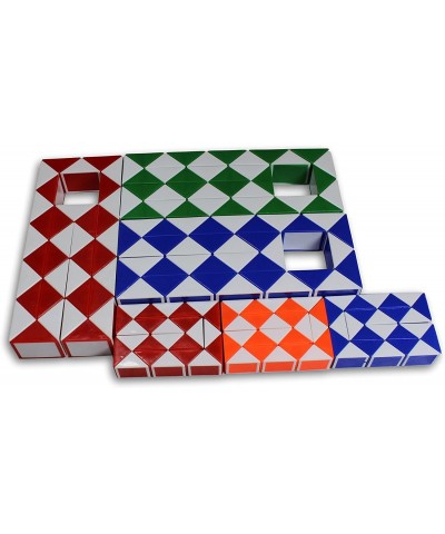 Magic Snake Cube Twist Puzzle Bundle of 6! 3 Mini Cubes and 3 Large Cubes (Bundle 6 Pack) $27.32 3-D Puzzles