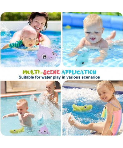 Bath Toys Cute Animal Baby Bathtub Wind Up Toys - 3 Pack Swimming Pool Bath Toys for Toddlers 1-3 Water Play Set Shower Beach...