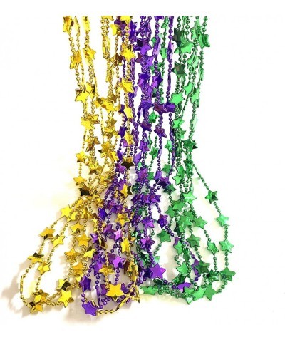 Mardi Gras Bead Necklace Purple Green Gold Beads Party Favors Supplies(12 Pcs) $22.38 Kids' Dress-Up Accessories