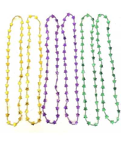 Mardi Gras Bead Necklace Purple Green Gold Beads Party Favors Supplies(12 Pcs) $22.38 Kids' Dress-Up Accessories