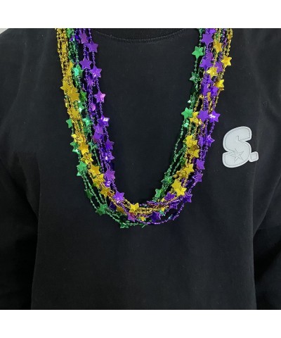 Mardi Gras Bead Necklace Purple Green Gold Beads Party Favors Supplies(12 Pcs) $22.38 Kids' Dress-Up Accessories