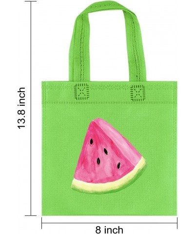 20Pcs Watermelon Party Favor Bags Reusable Summer Watermelon Gift Bags Watermelon Goodie Treat Candy Bags for Kids Summer Fru...