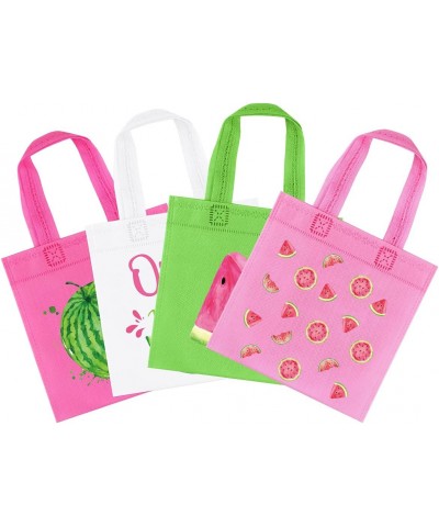 20Pcs Watermelon Party Favor Bags Reusable Summer Watermelon Gift Bags Watermelon Goodie Treat Candy Bags for Kids Summer Fru...