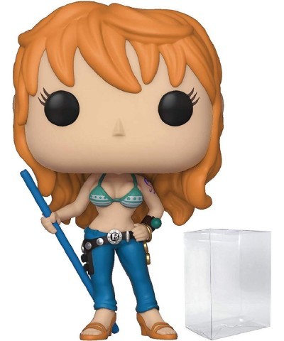 One Piece - Nami Funko Pop! Vinyl Figure (Bundled with Compatible Box Protector Case) Multicolor 3.75 inches $40.95 Action Fi...