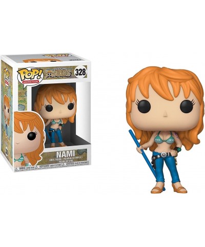 One Piece - Nami Funko Pop! Vinyl Figure (Bundled with Compatible Box Protector Case) Multicolor 3.75 inches $40.95 Action Fi...