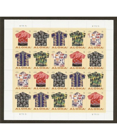 Aloha Shirts Sheet of 20 Mint NH US Postage 32c Stamps 4592-4596 $46.61 Collectibles Display & Storage