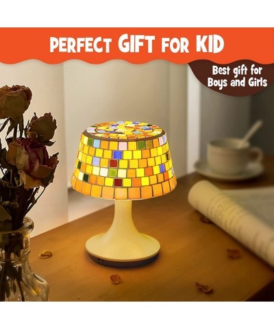 Make Your Own Mosaic Night Light Kit DIY Lamp Arts and Crafts Kit for Kids & Adult Creativity Rechargeable Turkish Table Lamp...