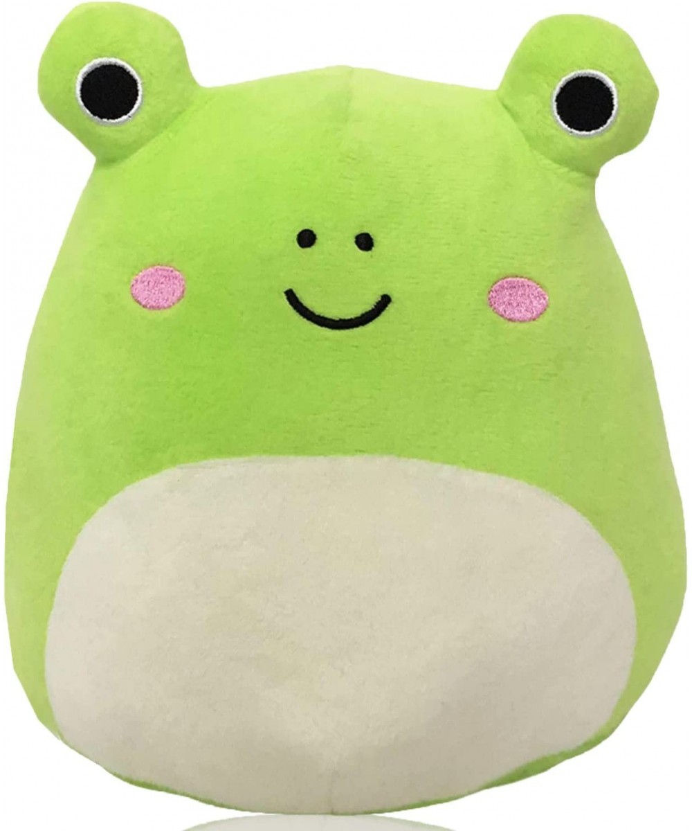 12" Cute Plush Toys 3D Frog Plush Stuffed Toy Frog Stuffed Animal Green Frog Plush Toys Pillow Soft Lumbar Back Cushion for H...