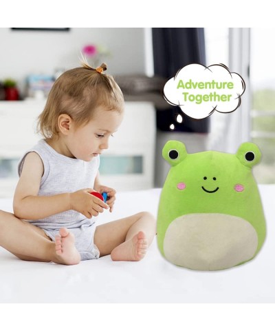 12" Cute Plush Toys 3D Frog Plush Stuffed Toy Frog Stuffed Animal Green Frog Plush Toys Pillow Soft Lumbar Back Cushion for H...