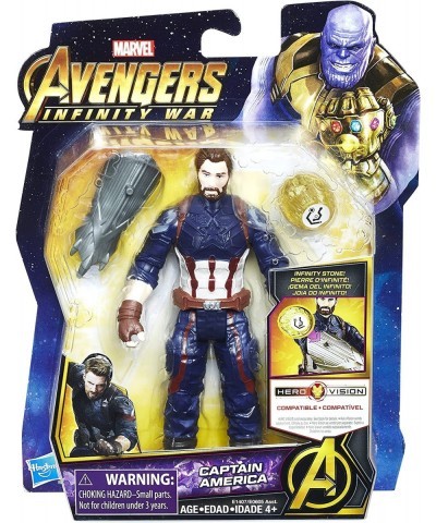 Marvel Avengers: Infinity War Captain America with Infinity Stone $19.49 Action Figures