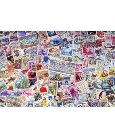 World Stamp Collectors Kit ♥ 24 Stamps from All Over The World + Magnifying Lens Bundle for Stamps Collector Edition $32.43 C...