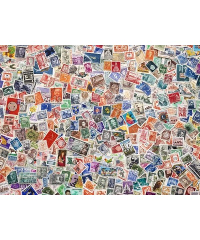 World Stamp Collectors Kit ♥ 24 Stamps from All Over The World + Magnifying Lens Bundle for Stamps Collector Edition $32.43 C...