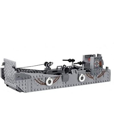 WW2 Military Landing Craft Brick Building Toy Set Comes with Vehicle Building Blocks World War 2 Model Set for Adults and Chi...