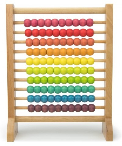 Wooden Abacus Classic Counting Tool Counting Frame Educational Toy with 100 Colorful Beads $40.34 Early Development & Activit...