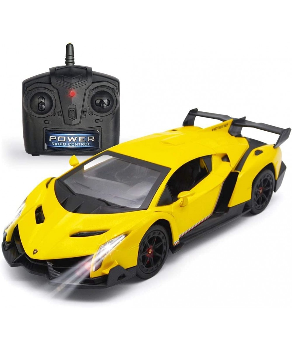 1/24 Scale Lamborghini Veneno Car Radio Remote Control Sport Racing Car RC Yellow $41.92 Remote & App Controlled Vehicles