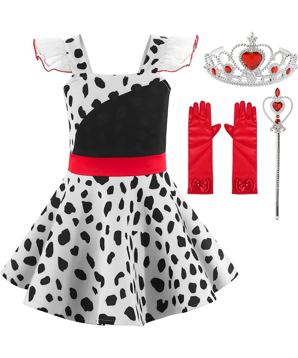 Girls Ladybug Costume Princess Dress Halloween Party with Accessories $42.33 Kids' Costumes