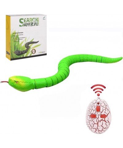 Rely2016 Realistic Remote Control RC Snake Toy Fast Moving Simulation Fake Rattlesnake Robotic Toy Battery Powered Snake-Egg ...