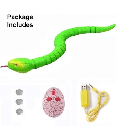 Rely2016 Realistic Remote Control RC Snake Toy Fast Moving Simulation Fake Rattlesnake Robotic Toy Battery Powered Snake-Egg ...