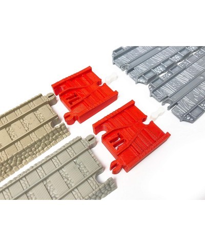 Adapters Compatible with Take-n-Play to 2009 Brown Trackmaster Train Tracks (Red) $15.51 Toy Train Set Tracks