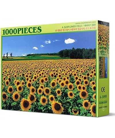 1000 piece Premium Jigsaw Puzzles "A Sunflower Field" A-1095 $28.90 Jigsaw Puzzles