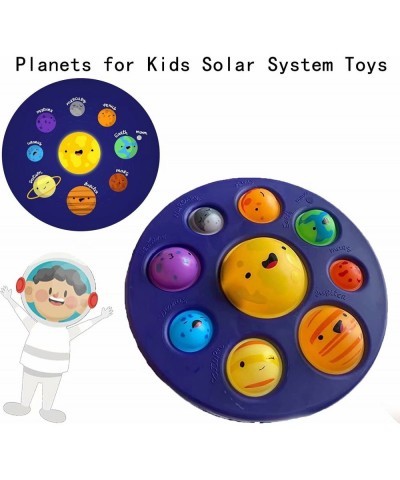 Planet Simple Bubble Dimple Fidget Popper Planets for Kids Solar System Toys Simple Bubble Dimple Fidget Toys for Kids Stress...