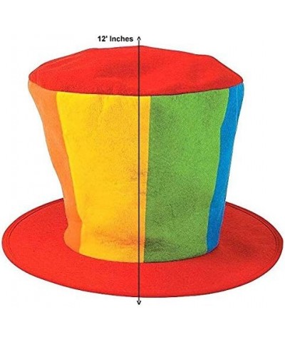 'Oversized Clown Top Hat' Felt Party Clown Hat (1 Top Hat) $15.23 Kids' Dress-Up Accessories