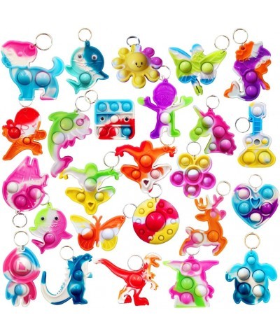 (School Students Gift and Party Favors) 100 Packs Bulk Mini Pop Keychain Backpack Fidget Holiday Classroom Kids Prize $60.19 ...