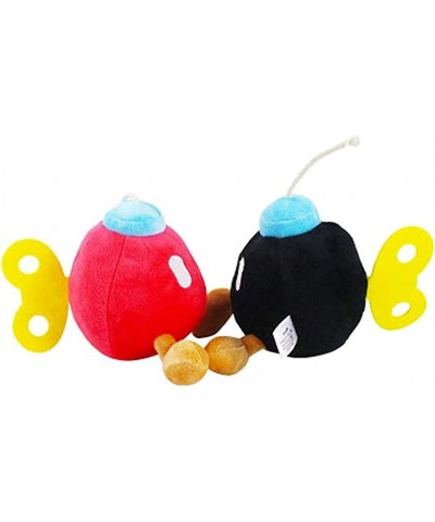 Bob-omb Bomb Red Black Plush Toy Set for Children Kids Gifts New 5.5 Inches $28.13 Plush Figure Toys