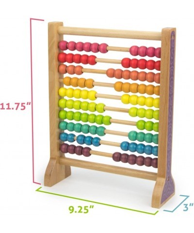 Wooden Abacus Classic Counting Tool Counting Frame Educational Toy with 100 Colorful Beads $40.34 Early Development & Activit...