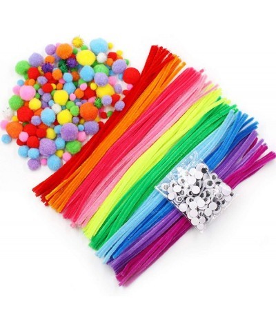 Crafts DIY Art Supplies Pom Pom Pipe Cleaners Wiggle Eyes and Craft Sticks Non-Woven Felt Fabric Sheets $18.22 Kids' Drawing ...