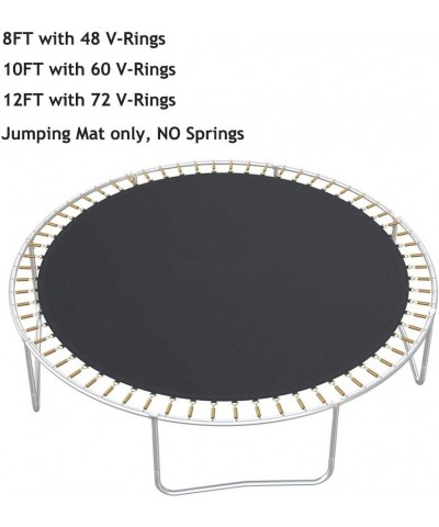 Replacement Trampoline Jumping Mat Fits 10 12 14ft Round Frames with Durable V-Rings Fits 5.5 Inch Springs $96.58 Trampolines...