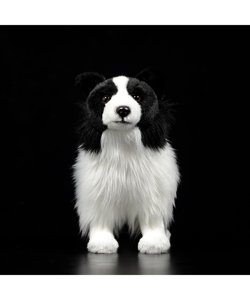 Lifelike Border Collie Plush Dolls Puppy Stuffed Animals Toys 11" Long $47.90 Stuffed Animals & Teddy Bears