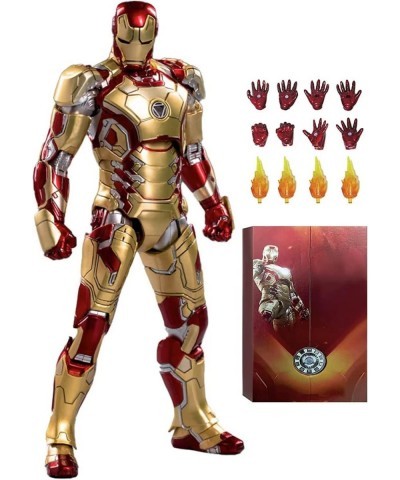 irоnman Action Figure Action Figure Irοnman Toy Metal Painted 20-Joint Removable Model Toy Irοnman Movie Series - 10th Annive...