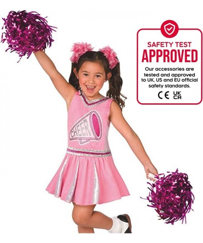 Kids Cheerleader Costume For Girls Cute Pink Cheer Uniform Outfit Halloween Costumes For Girls $41.32 Kids' Costumes