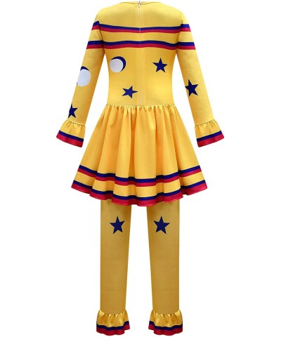 Kids Clown Costume Dress Halloween Cosplay Outfits with Mask 5-10Y $37.24 Kids' Costumes