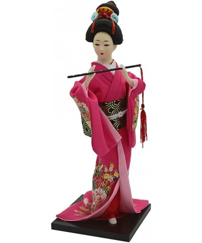 12 "Vintage Japanese Geisha Doll Female Model Figure with Pink Kimono $38.30 Dolls