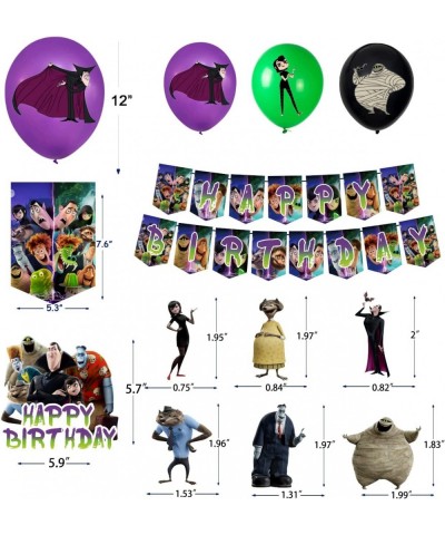 Birthday Party Supplies Party Decorations Set Includes Happy Birthday Banner Balloons Cake Toppers and Cupcake Toppers for Ki...