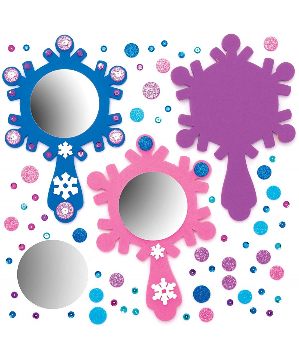 Snow Princess Mirror Kits Arts and Crafts for Kids (Pack of 4) Assorted (AT174) $16.96 Craft Kits