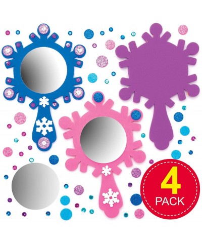 Snow Princess Mirror Kits Arts and Crafts for Kids (Pack of 4) Assorted (AT174) $16.96 Craft Kits