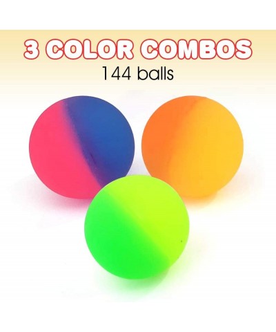 1 Inch ICY Bouncy Balls for Kids Bulk Set of 144 Bouncing Balls with a Frosty Look & Extra-High Bounce Frozen Birthday Party ...