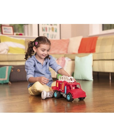 Fire Engine Truck with Working Movable Parts & 2 Firefighters Figurines - Toy Trucks For Toddlers 18M+ Red $18.89 Kids' Play ...