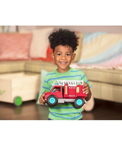 Fire Engine Truck with Working Movable Parts & 2 Firefighters Figurines - Toy Trucks For Toddlers 18M+ Red $18.89 Kids' Play ...